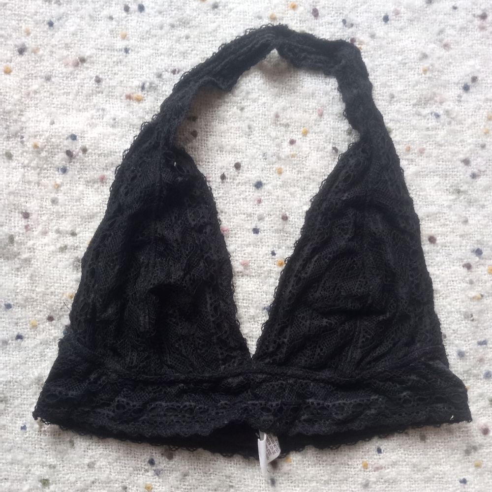 Me to We Black Lace Bralette